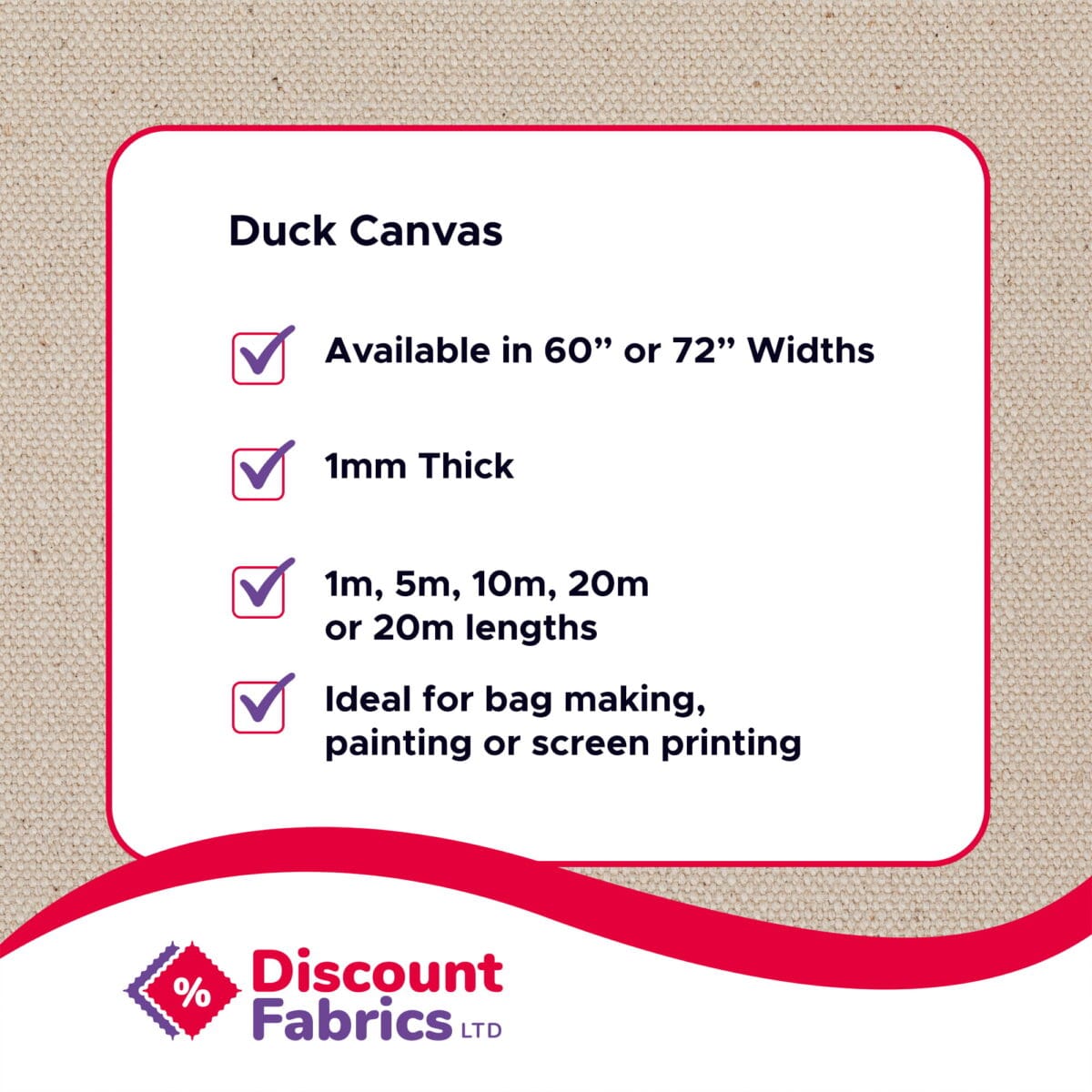 Canvas Fabric | Cotton Canvas Fabric - Image 3