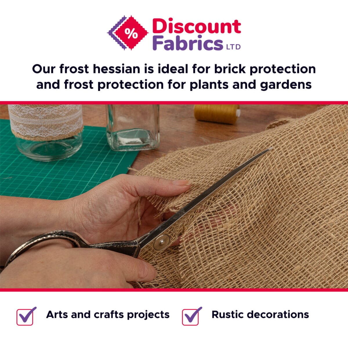 Hessian Fabric | Builders Hessian Roll | Frost Protection - Image 4