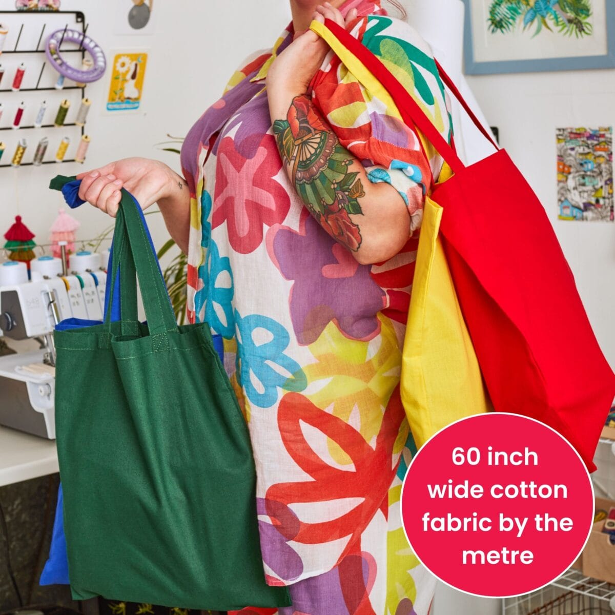 100% Cotton Fabric | Cotton Fabric by the Metre | Lifestyle Cotton Fabric - Image 6