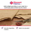 Natural Hessian Fabric | 100% Jute Burlap (10oz) | Up to 72" Extra Wide - Image 6