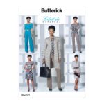 Butterick | B6495 | Misses’ Top, Dress, Jumpsuit, Jacket and Trousers