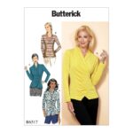 Butterick | B6517 | Top with Pleat and Options