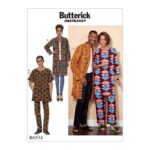 Butterick | B6534 | Misses'/Men's Coat, Tunic and Pants
