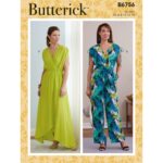 Butterick | B6756 | Misses' Dress, Jumpsuit & Sash