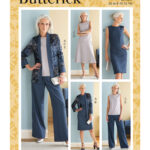Butterick | B6796 | Misses' Jacket, Dress, Top, Skirt & Pants