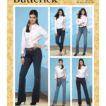 Butterick | B6800 | Misses' Four-Pocket Jeans & Trousers