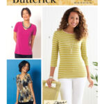 Butterick | B6848 | Misses' T-Shirts & Tank Top
