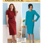 Butterick | B6849 | Misses' Fit Pattern Dresses & Optional Collar