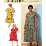Butterick | B6873 | Women's Dress and Sash