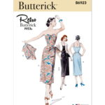 Butterick | B6923 | 1950s Misses' Dress and Bolero Jacket