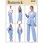 Butterick | B6933 | Misses' Jacket, Skirt and Pants