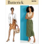 Butterick | B6934 | Misses' Wrap Skirt in Two Lengths