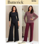 Butterick | B6966 | Misses' Knit Tops and Pants