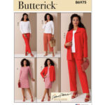 Butterick | B6975 | Misses' Jacket, Knit Top and Dress, and Pants  by Palmer/Pletsch