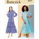 Butterick | B6977 | Misses' Dress and Sash