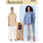 Butterick | B6982 | Misses' Tunics and Jeans