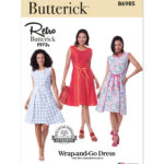 Butterick | B6985 | 1970s Misses' Dress