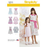 Simplicity | 1211 | Child's & Girls' Dress in Two Lengths
