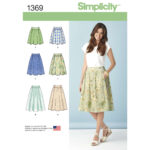 Simplicity | 1369 | Misses' Skirts in Three Lengths