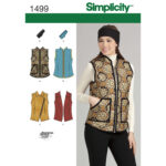 Simplicity | 1499 | Misses' Vest and Headband in Three Sizes