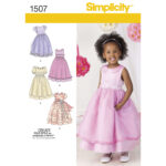 Simplicity | 1507 | Toddlers' & Child's Special Occasion Dress