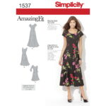 Simplicity | 1537 | Misses' & Plus Size Amazing Fit Dress