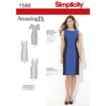 Simplicity | 1586 | Misses' & Plus Size Amazing Fit Dress