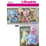 Simplicity | 2613 | Crafts: Stuffed Animals