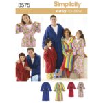 Simplicity | 3575 | Child's, Teens' & Adults' Robe