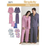 Simplicity | 3971 | Women's & Men's Plus Size Cozywear