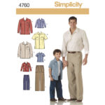 Simplicity | 4760 | Boys' & Men's Shirts and Pants