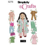 Simplicity | 5276 | for 18" Doll Clothes
