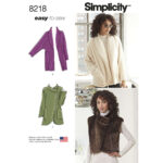 Simplicity | 8218 | Misses' Easy-to-Sew Jackets and Vest