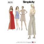 Simplicity | 8635 | Misses' Dress, Jumpsuit and Romper