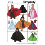 Simplicity | 8729 | Child's Cape Costumes