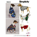 Simplicity | 8824 | Dog Coats in Three Sizes