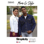 Simplicity | S8845 | Mimi G Misses', Men's & Teens' Jean Jacket