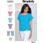 Simplicity | S8883 | Misses' Tops