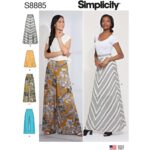 Simplicity | S8885 | Misses' Skirt and Pants