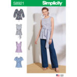 Simplicity | S8921 | Misses Tops Sewing Pattern