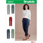 Simplicity | S8957 | Misses' Slim Pant
