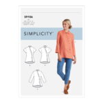 Simplicity | S9106 | Misses' & Women's Button Front Shirt