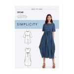 Simplicity | S9140 | Misses' Relaxed Pullover Dress