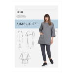 Simplicity | S9183 | Misses' Tunic, Top, Dress & Legging