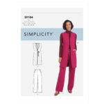 Simplicity | S9184 | Misses' & Women's Vest & Pants