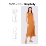 Simplicity | S9223 | Misses' Pleated Dress
