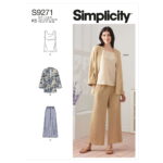 Simplicity | S9271 | Misses' Jacket, Top & Pants