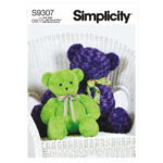 Simplicity | S9307 | Plush Bears in Two Sizes