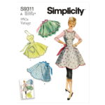 Simplicity | S9311 | 1950s Misses' Vintage Aprons