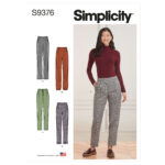 Simplicity | S9376 | Misses' Pull-on Trousers